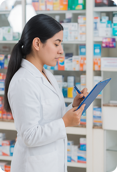 Imagen de una farmaceutica